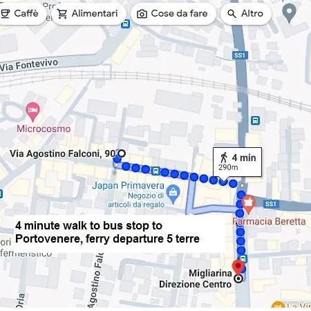 5 Terre Express Migliarina Appartement